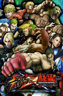 Street Fighter Vs Tekken PS3 XBOX 360 Premium POSTER MADE IN USA