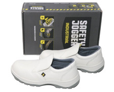 Safety Jogger Industrial X0500 Sicherheits-Clog mit Stahlkappe, Weiß, Größe:37EU