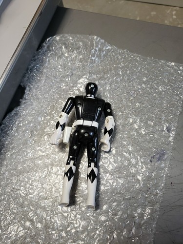 Mighty Morphin Power Rangers Flip Head Black Ranger 5" Figure Bandai 1993 - Picture 2 of 8