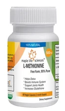 L-Methionine Capsules Free Form 99% Pure & High Quality