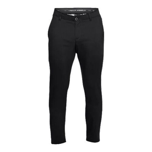 New Under Armour Men's Showdown Golf Taper Black Pants - Size 34/34  NWT - Picture 1 of 6