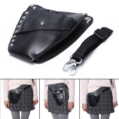 PU Leather Barber Hair Scissor Bag Hairdressing Holster Pouch Holder Case R*$r