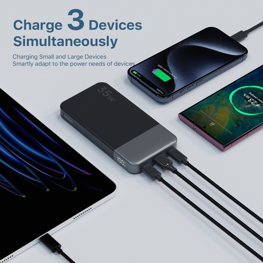 10000mAh 35W USB-C Power Bank for Fast Phone Charging 10000mAh 35W USB-C Power Bank for Fast Phone Charging