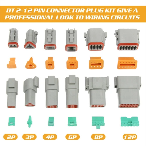 1500PC Deutsch DT Connector Plug Kit With Genuine Deutsch Crimp Tool Auto Marine - Bild 4 von 16