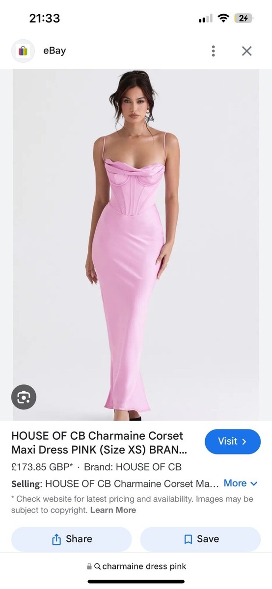 Pink House of CB Charmaine dress UK