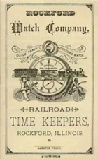 Rockford Watch Co Railroad TimeKeepers 1882 Catalog reprint, New $0 US Shipping!