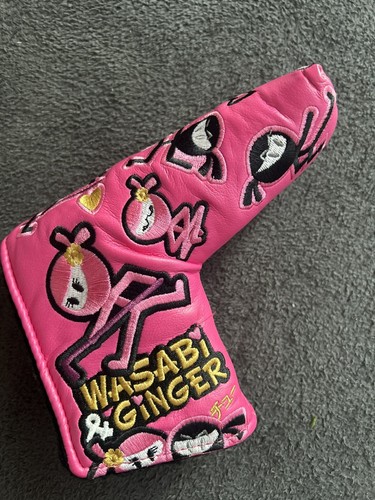 Scotty Cameron Wasabi-Ginger Valentine's limited Putter Headcover Pink Rare Used