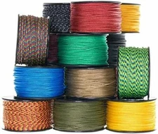 US Ropes 6 Pieces Assorted Atwood Rope MFG Micro Cord 1.18mm X 125ft (Assorted)