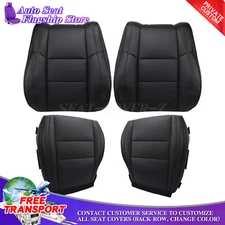 2011-2020 For Jeep Grand Cherokee Limited Driver Passenger seat Cover Black
