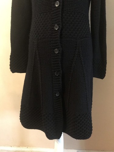 Strenesse Gabriele Strehle Long Knit Cardigan Sweater/ Coat /Jacket-Italy-6/38 - Picture 3 of 11