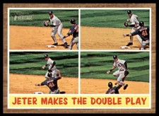 2011 Topps Heritage Double Play Derek Jeter Yankees #311 *Noles2148*