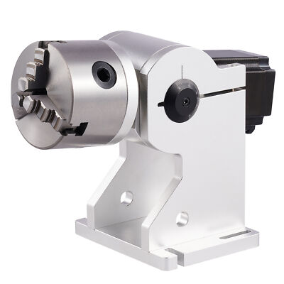 OMTech 360 Rotary Axis Attachment for Laser Engraving Machine 3 Jaw Rotary Chuck