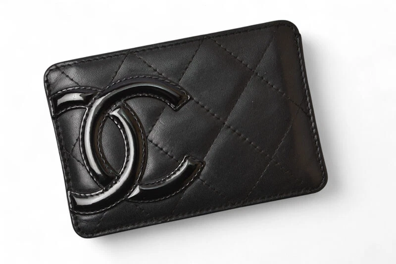Chanel Card Case/Business Holder Cambon Line Leather Black/Black - Image 3 of 4