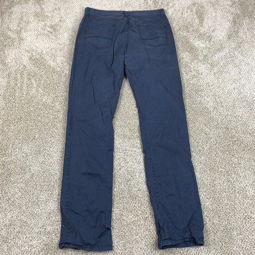 DKNY Pants Men's 34x34 Blue Straight Casual Stretch Denim Blend - Picture 5 of 8