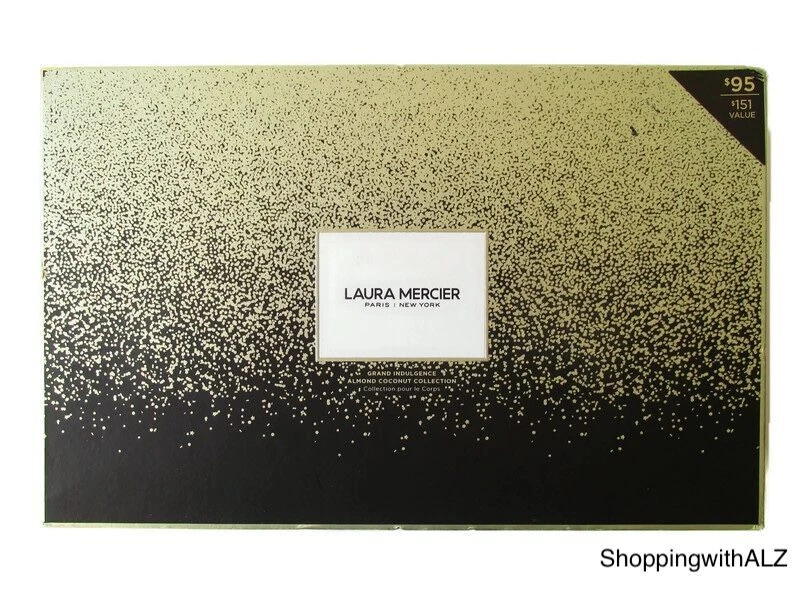 NUEVO Laura Mercier Almendra Coco Eau de Toilette Crema Corporal Barra Jabón Set de Regalo Foto 3 de 3