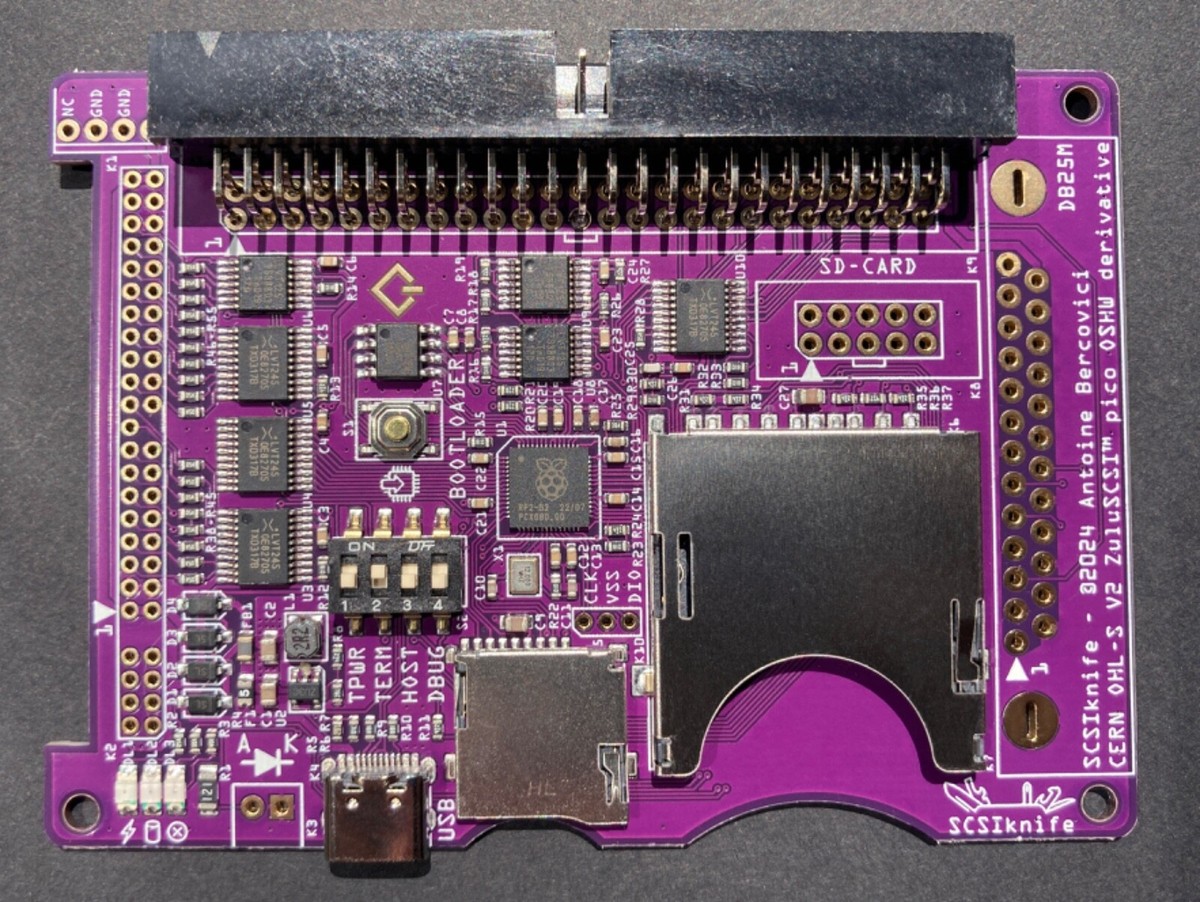 SCSIknife desktop - ZuluSCSI™ & BlueSCSI compatible SCSI hard
