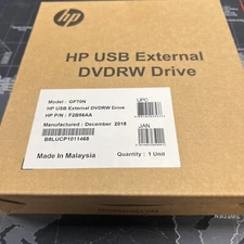 New HP USB External USB DVD RW DVDRW GP70N NEW