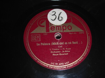 (S8910) Hayn Quartett - Jo Alex - La Paloma - O sole mio