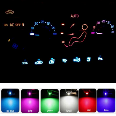 6x LED Light Bulbs For 2001-2008 Volvo V70/S60/C70/XC70 Heater Climate Control