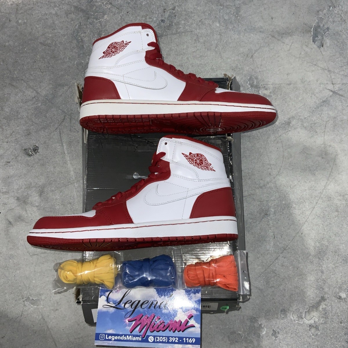 靴 AJ1 RETRO HIGH COLOR PACK VARSITY  Air Jordan 1 High Color Pack - Varsity Red Sz 9.5 100