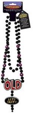 Party Favor Birthday Beads Over-The-Hill Gag Necklace - I'm Old, Let's Party