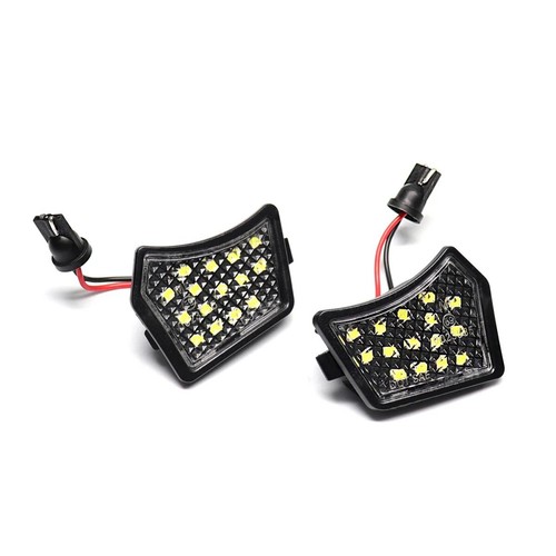 2X Luz LED lateral debajo del espejo retrovisor charco para Volvo S40 S60 S80 V50 V70 C30 C70 XC70 - Imagen 5 de 11