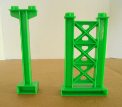 Tomy 5003 Big Big Loader Replacement Part Double & Single Girder Green W51