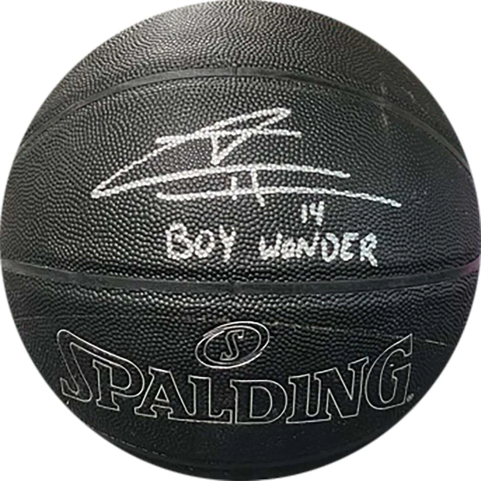 JAMES SPENCE AUTHENTICATION (JSA) Tyler Herro "Boy Wonder" Autographed Hybrid Indoor/Outdoor Basketball (JSA)