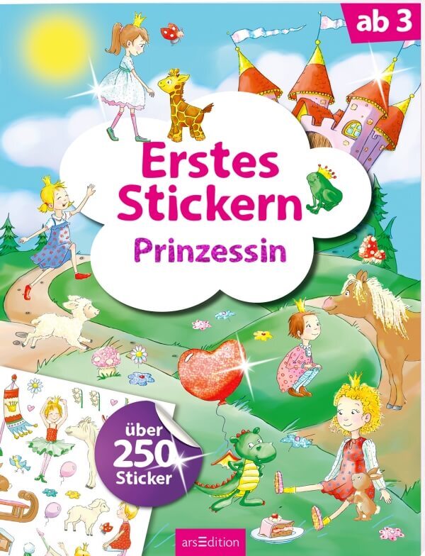 Erstes Stickern Prinzessin