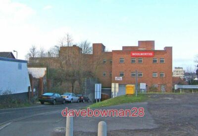 PHOTO  BACK OF CLOSED WOOLWORTHS STORE SEEN FROM BROMSGROVE STREET LOOKING ACROS