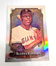 2024 Topps Allen & Ginter Chrome Silver Refractor SP Willie McCovey #315 +1)BASE
