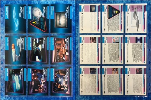 Star Trek: The Next Generation Inaugural Edition Complete trading card base set - Picture 7 of 15