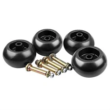 4x Mower Deck Wheels Kit For Exmark 103-3168 116-9981 Kubota Anti Scalp Wheel