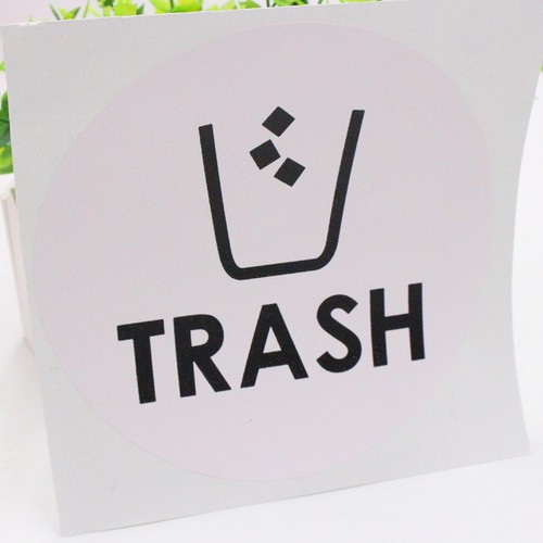 8 Pcs Garbage Sorting Stickers Bin Label Trash Sign Adhesive Can - Picture 5 of 11