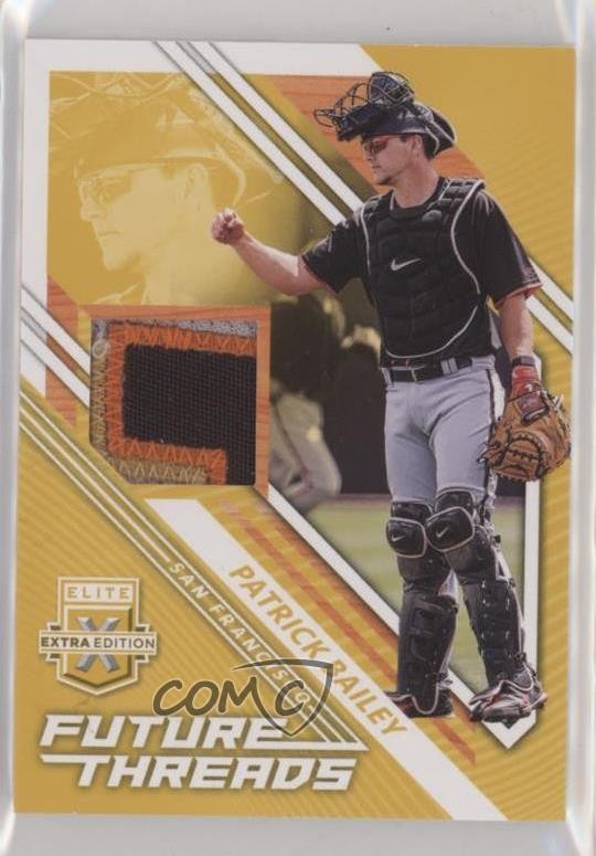 2021 Panini Elite Extra Edition Future Threads Gold /10 Patrick Bailey uk2