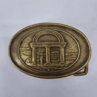 Civil War Confederate Georgia State Seal Oval Belt Plate