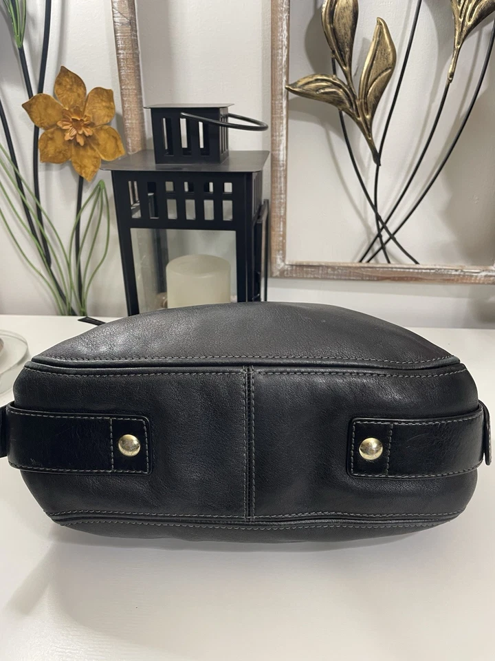 Bolso de mano Hobo Coach Zoe vintage de cuero negro Foto 4 de 4