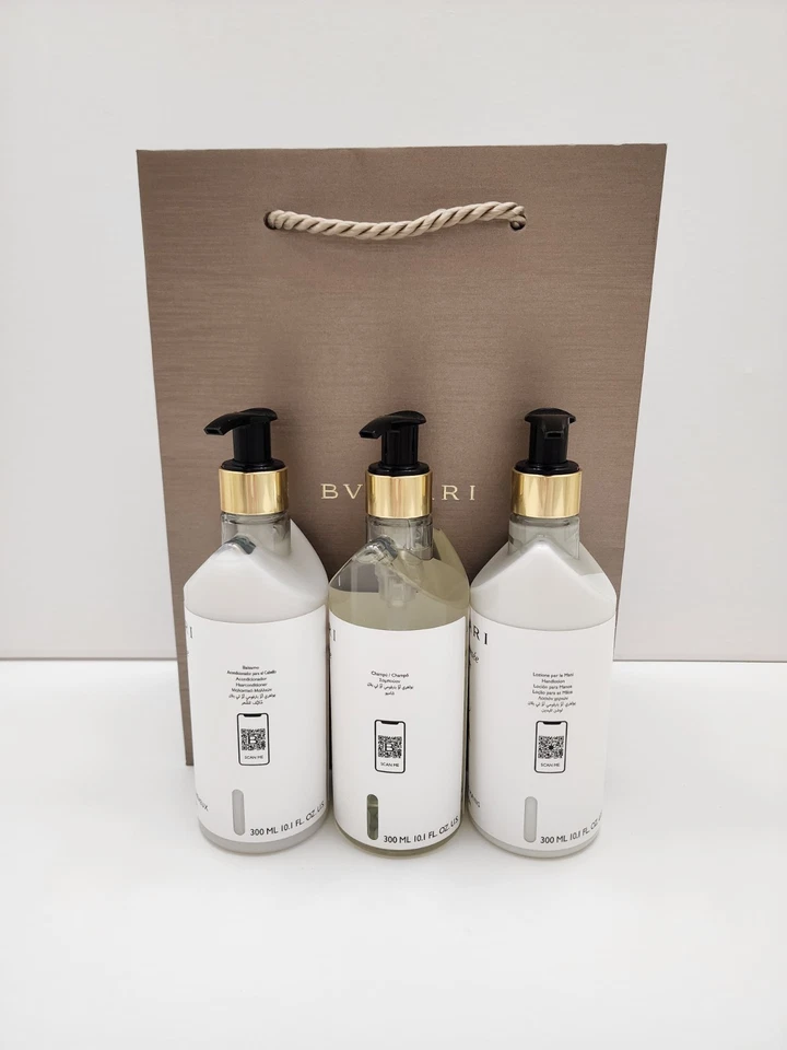 BVLGARI Shampoo , Hair Conditioner, Hand Lotion White Tea au the Blanc 300ml New - Image 3 of 4