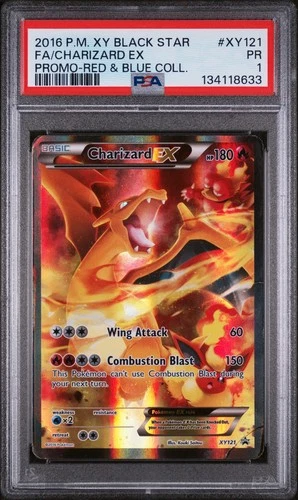 Pokemon Red Blue Collection PSA 1 Charizard EX Holo #XY121 Black Star Promo (A)