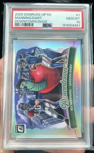 2025 Donruss Optic Jaxson Dart Base (PSA 10)