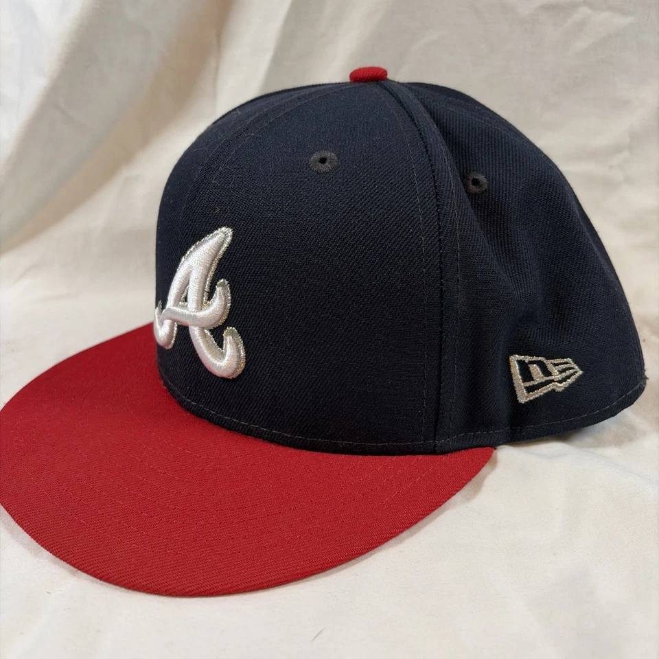 Atlanta Braves 2021 World Series Champions Hat: New Era 7 3/8 - Image 3 of 3