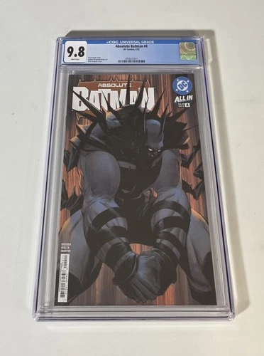 🔥 Absolute Batman #4 CGC 9.8 Graded Cover A 1st First Printing Scott Snyder 🔥
