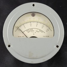 Vintage Panel Meter Ohms Gauge Dial Model 931 UNTESTED