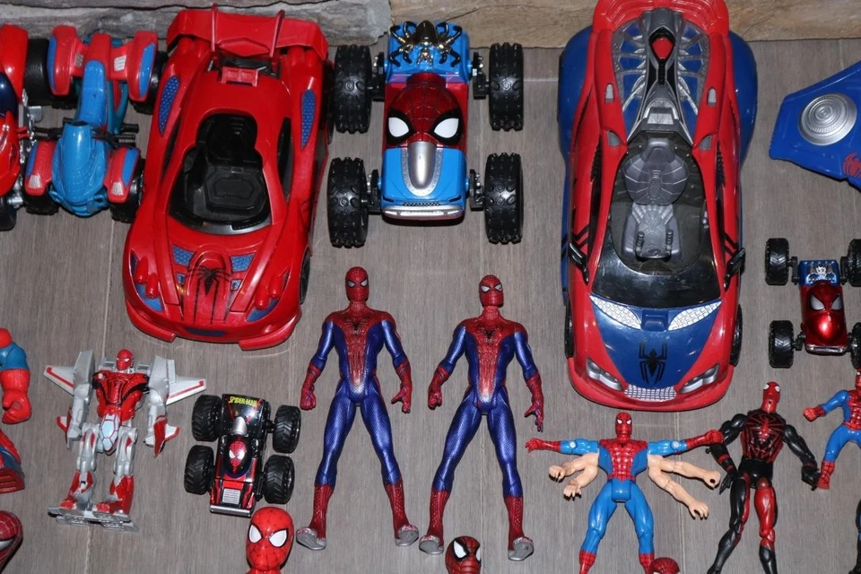 大量 批量 110 漫威蜘蛛侠 电影 动作人物 车辆 玩具 HASBRO 罕见 — 第 3/4 张图片