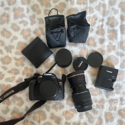 Canon EOS Rebel T7 Camera Bundle with Lens, Filters, Battery, Charger
