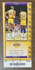 KOBE BRYANT vs SACRAMENTO KINGS GAME WINNING BUZZER BEATER FULL TICKET 01-01-10