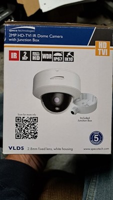 SPECO VLD5 Security Color Camera W/ 2MP 2.8mm Full HD-TVI AHD CVI Analog IR NEW!