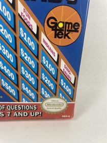 Jeopardy Junior Edition (Nintendo Entertainment System, NES 1989) Complete CIB