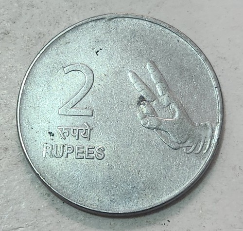 INDIA ๐ฎ๐ณ TWO (2) RUPEES COIN 2009 - Picture 2 of 2