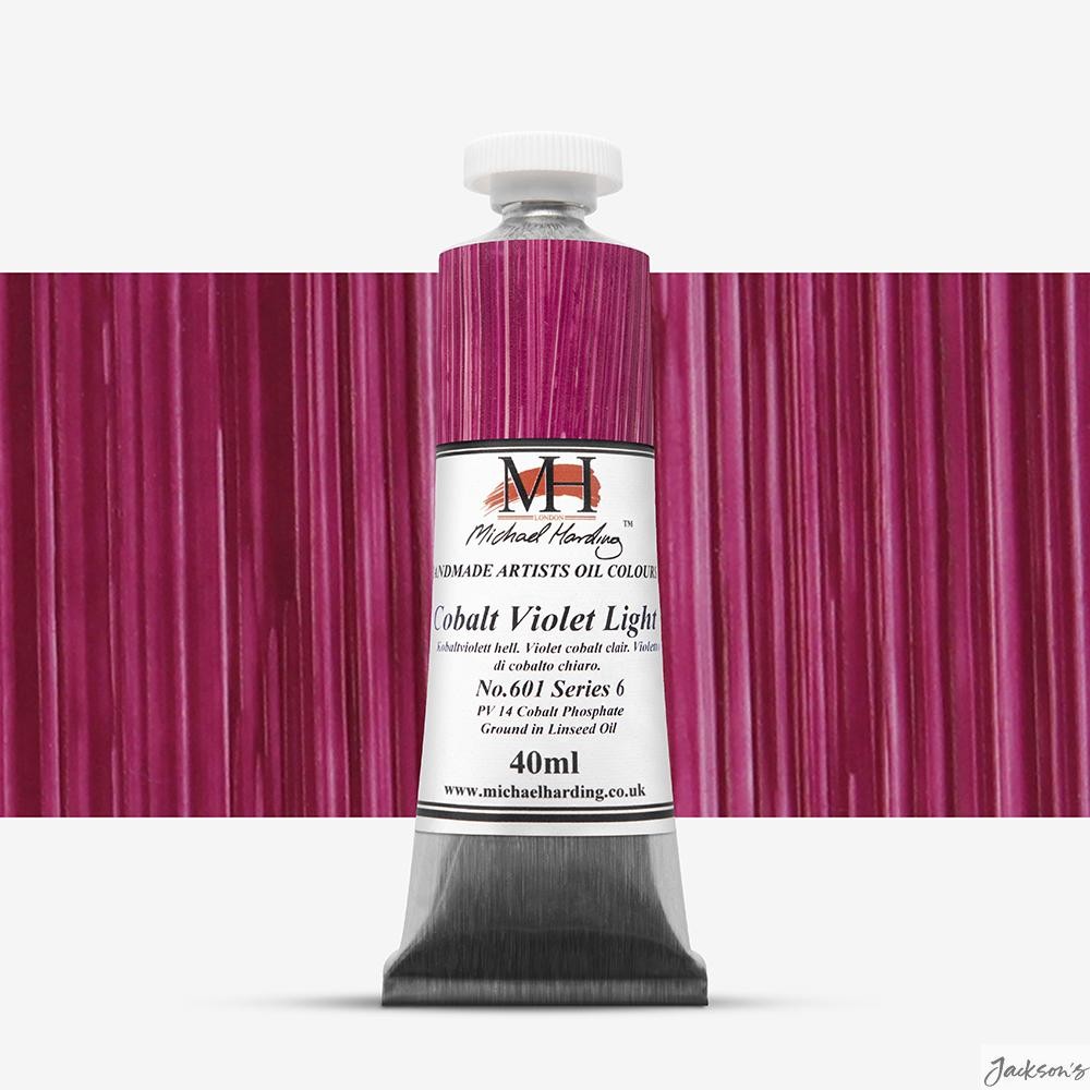Michael Harding Artists Oil Paint PV14 40ml Cobalt Violet Light For Painting